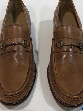 Men's Cole Haan Tan Leather Horsebit Loafers Size 11M